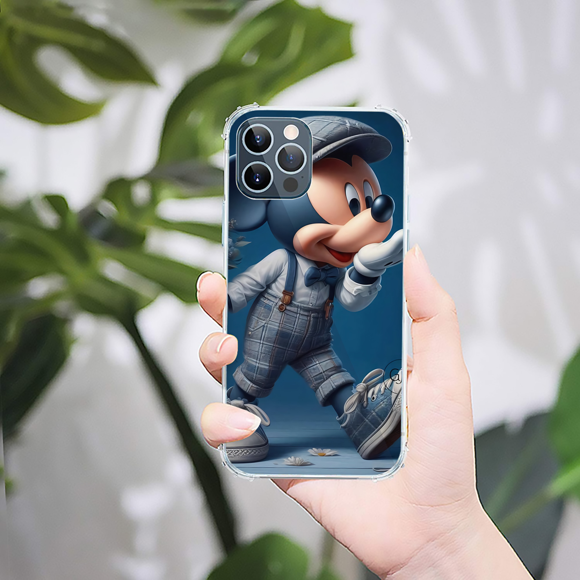 ミッキーマウス Mickey Mouse 【iPhone 12シリーズ対応】透明スマホケース（クリアソフトケース）